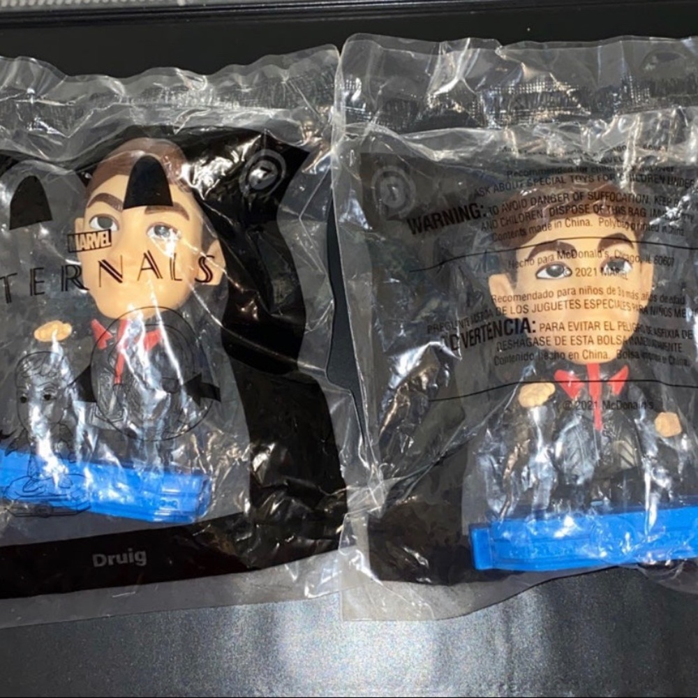 2x Marvel Internal Druig x McDonalds Toy #7 one Sealed brand new 2021 happy meal